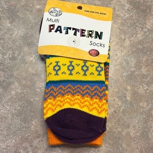NWT Multi pattern socks